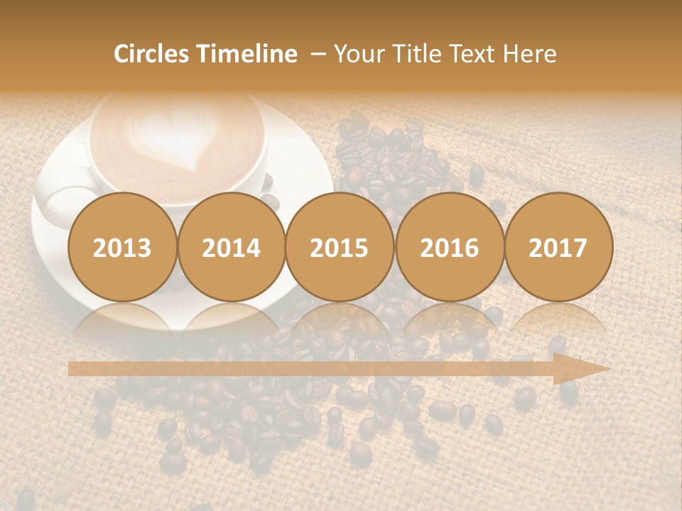 Beverage Burlap Brown PowerPoint Template