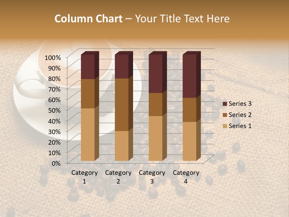 Beverage Burlap Brown PowerPoint Template