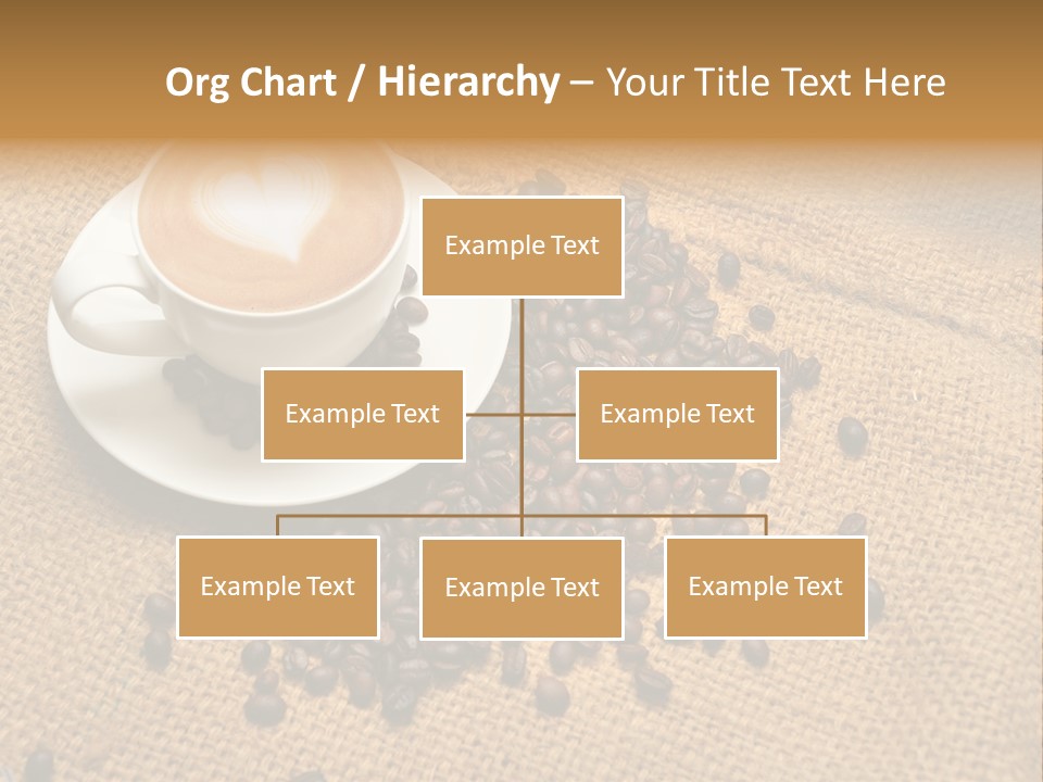 Beverage Burlap Brown PowerPoint Template