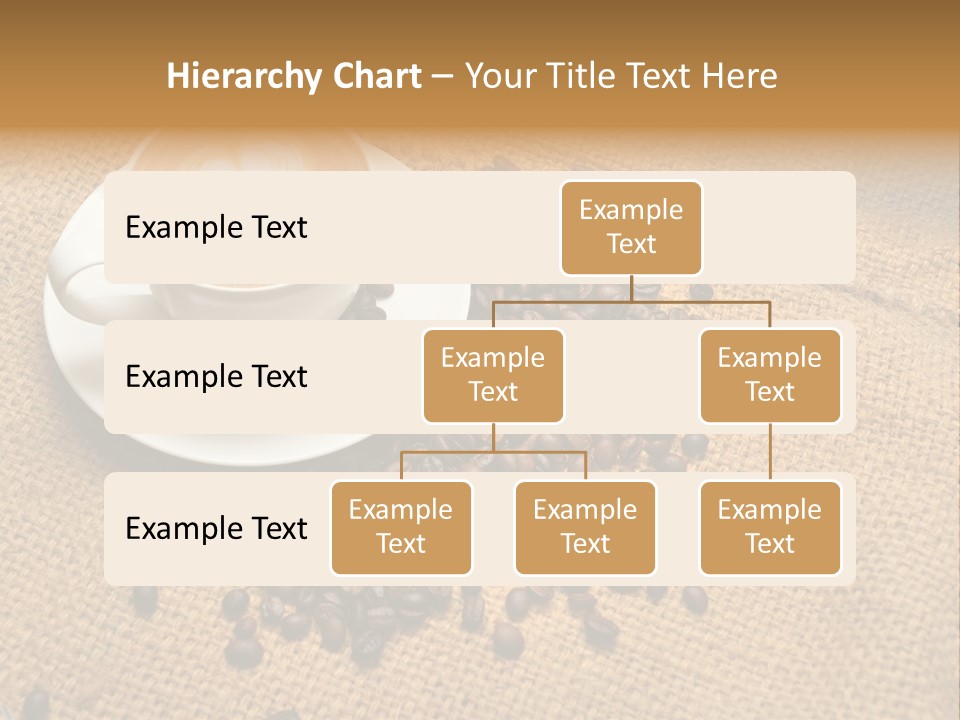 Beverage Burlap Brown PowerPoint Template