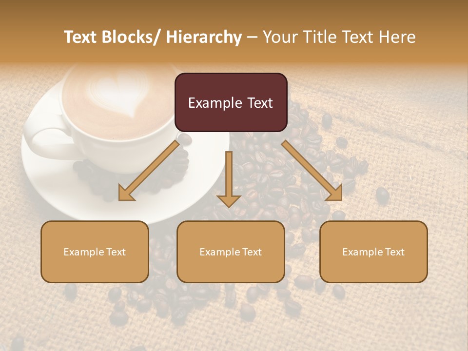 Beverage Burlap Brown PowerPoint Template