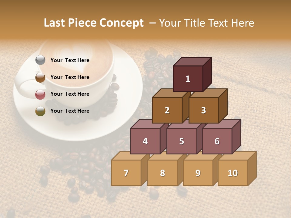 Beverage Burlap Brown PowerPoint Template