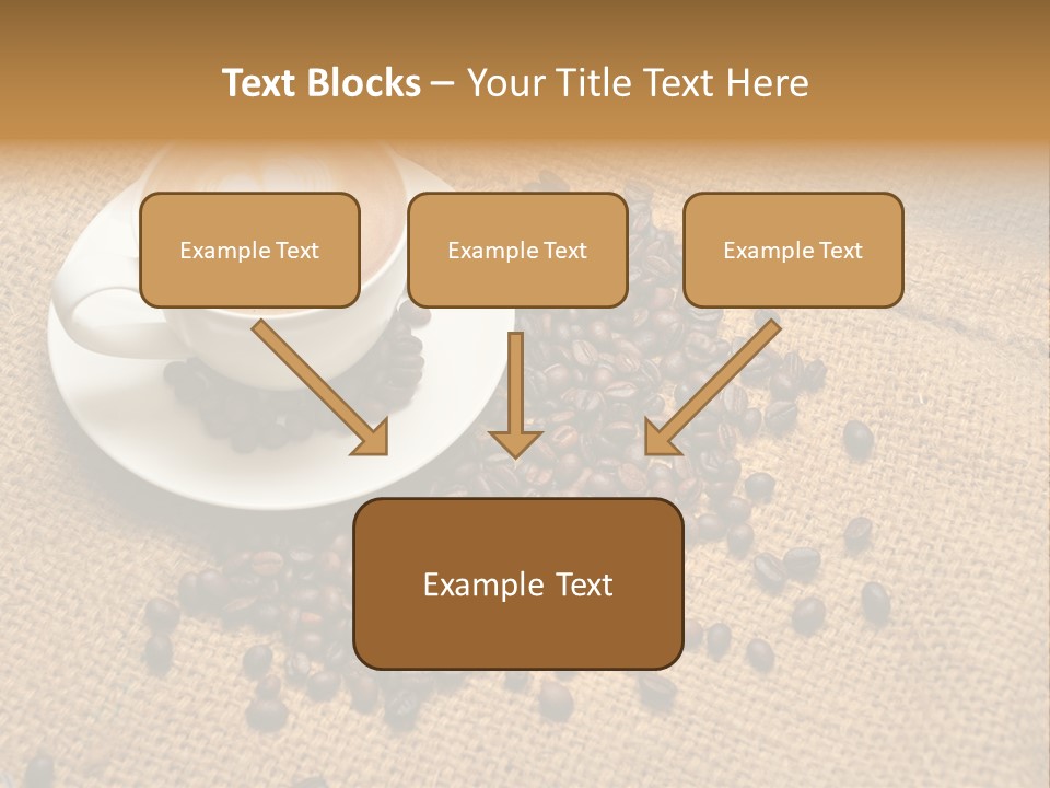 Beverage Burlap Brown PowerPoint Template