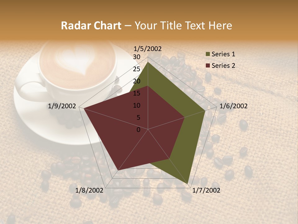 Beverage Burlap Brown PowerPoint Template