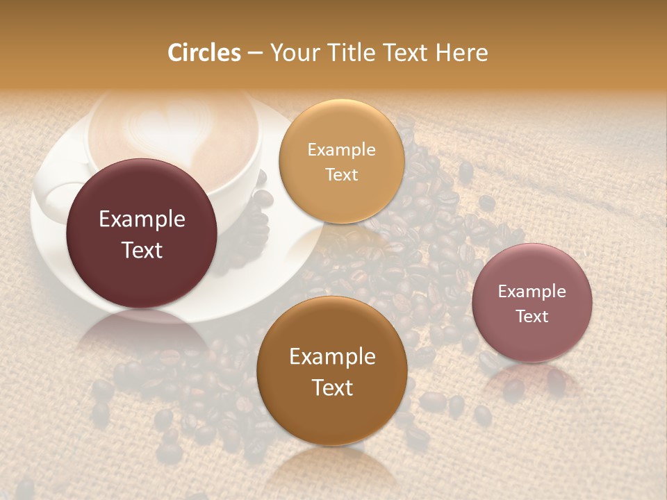 Beverage Burlap Brown PowerPoint Template