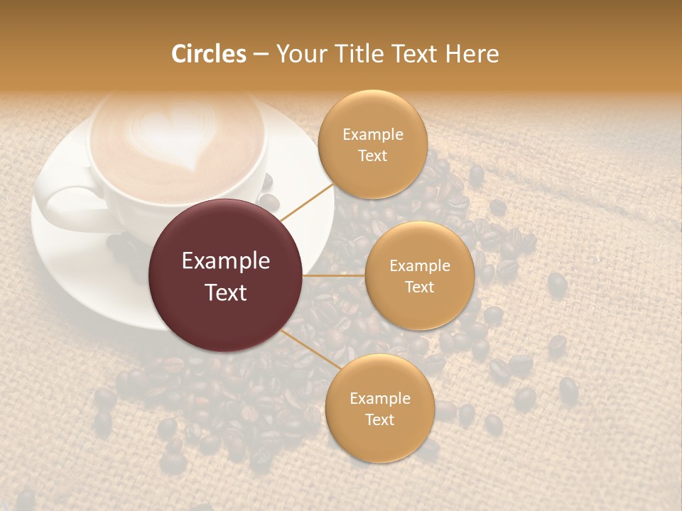 Beverage Burlap Brown PowerPoint Template