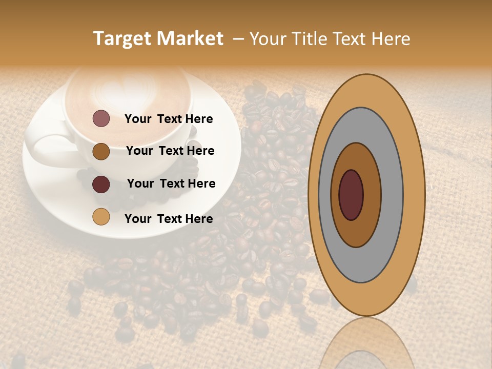 Beverage Burlap Brown PowerPoint Template