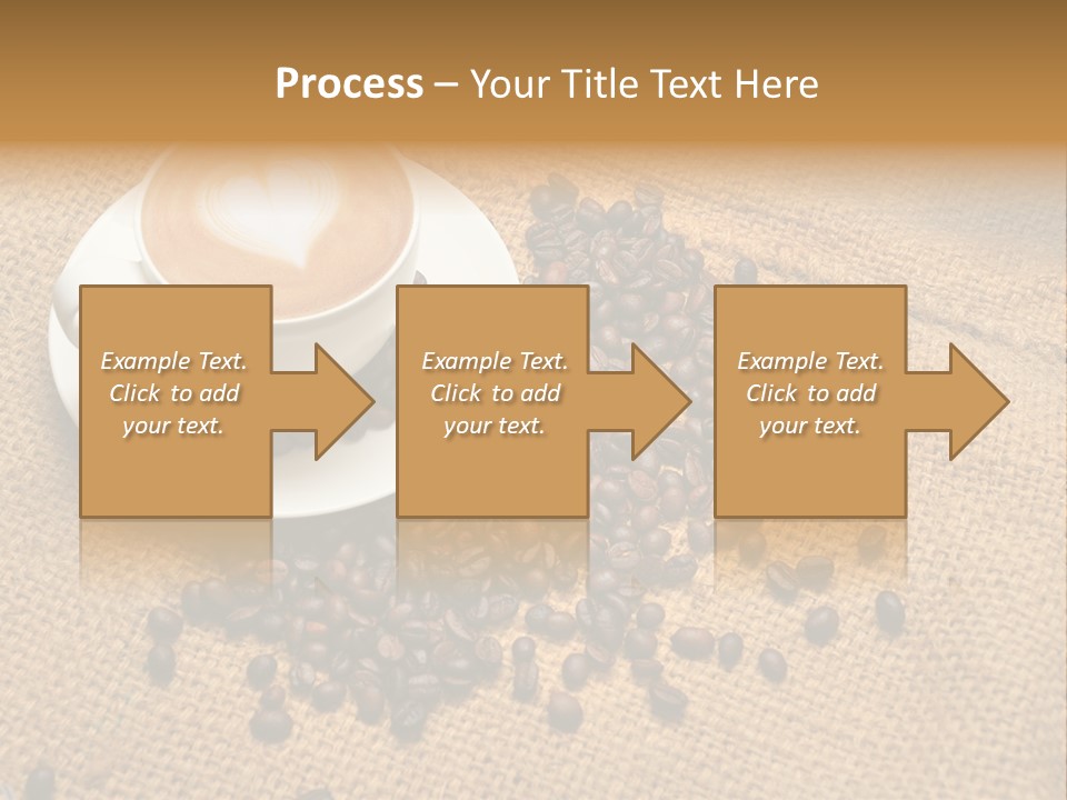Beverage Burlap Brown PowerPoint Template