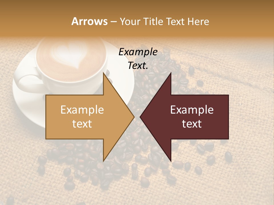 Beverage Burlap Brown PowerPoint Template