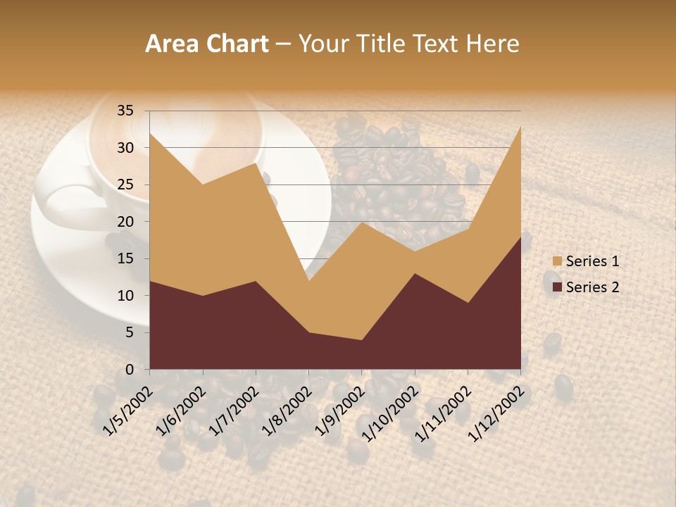 Beverage Burlap Brown PowerPoint Template