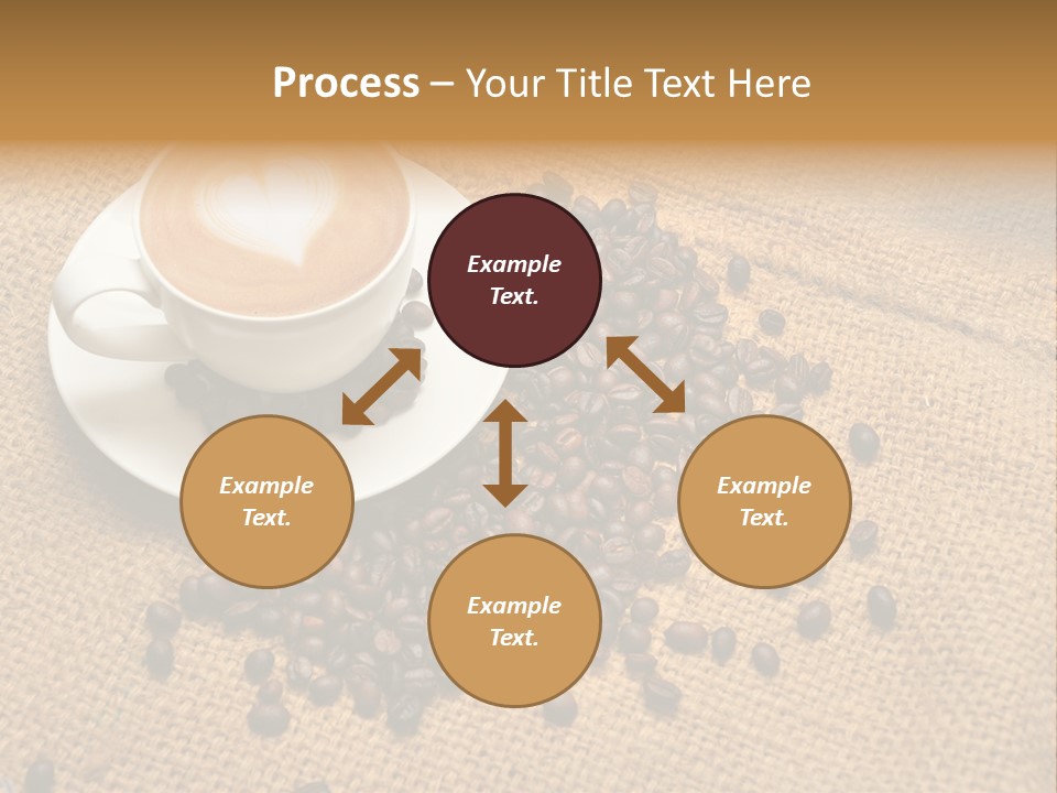 Beverage Burlap Brown PowerPoint Template