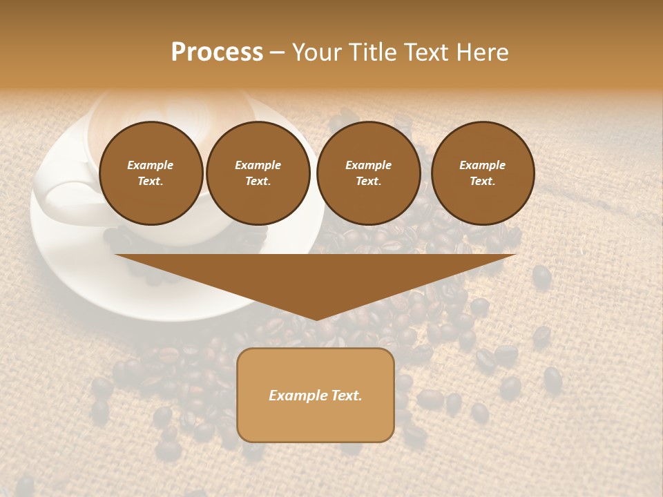 Beverage Burlap Brown PowerPoint Template