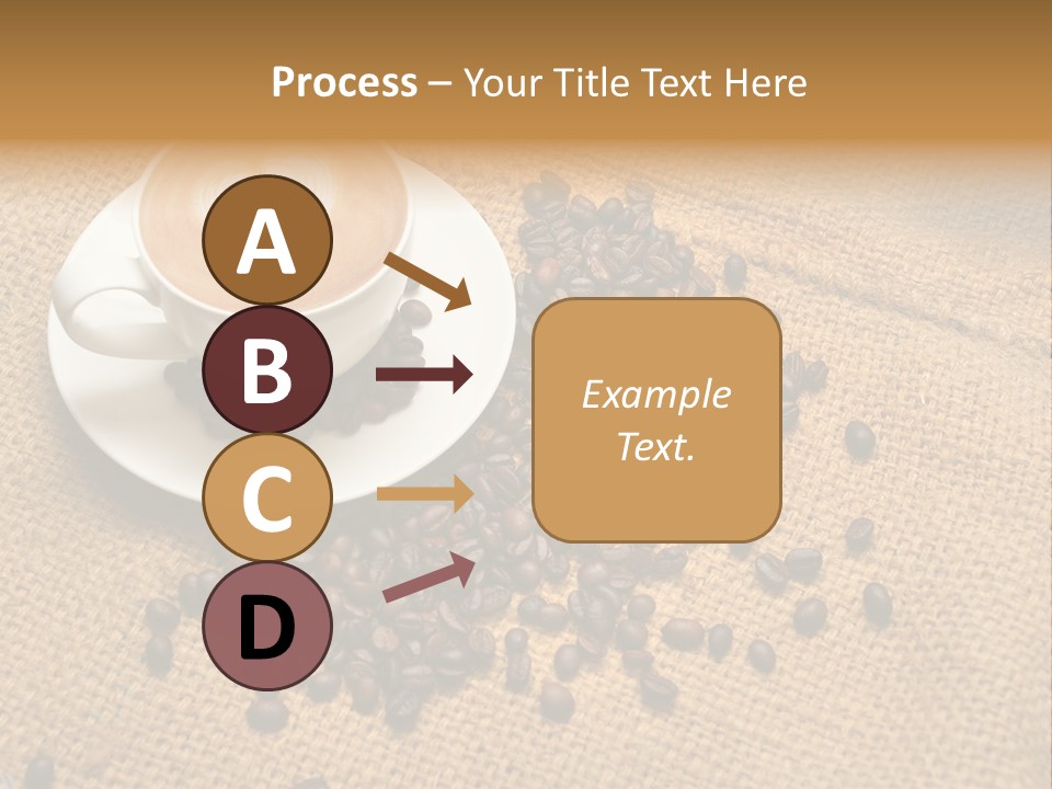 Beverage Burlap Brown PowerPoint Template