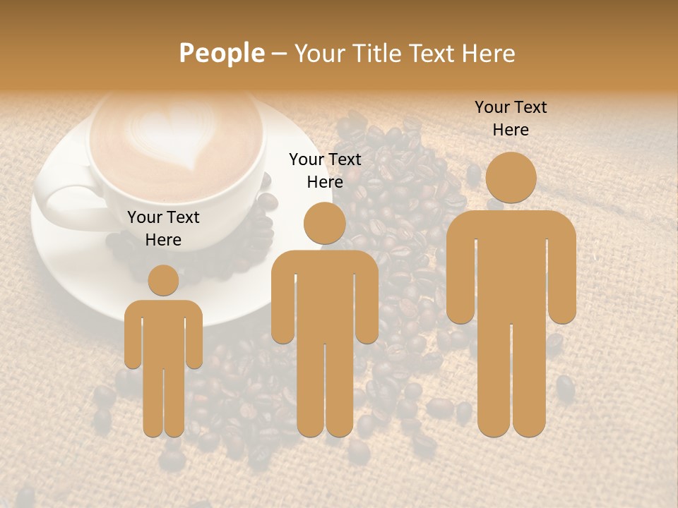 Beverage Burlap Brown PowerPoint Template