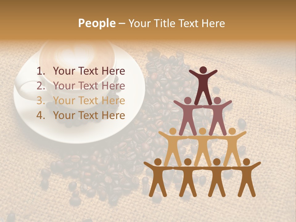 Beverage Burlap Brown PowerPoint Template