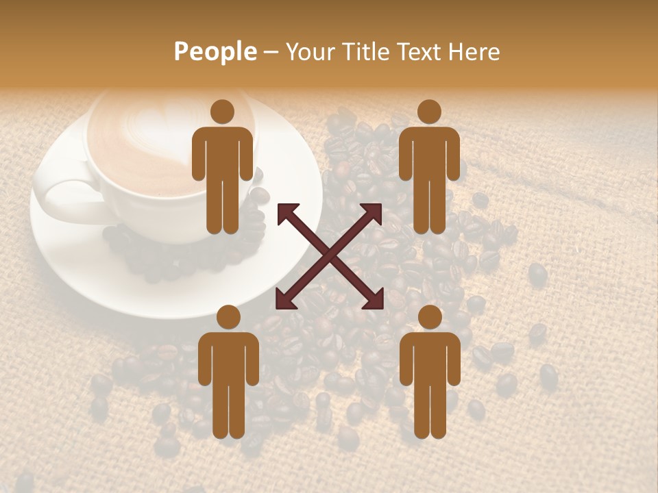 Beverage Burlap Brown PowerPoint Template