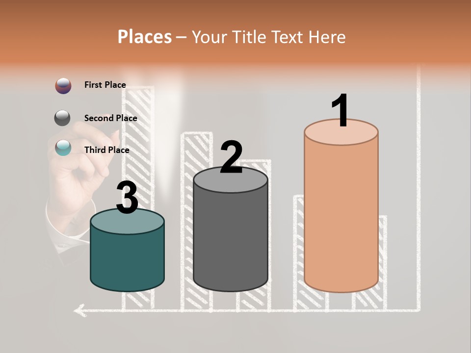 Finance Teacher Target PowerPoint Template