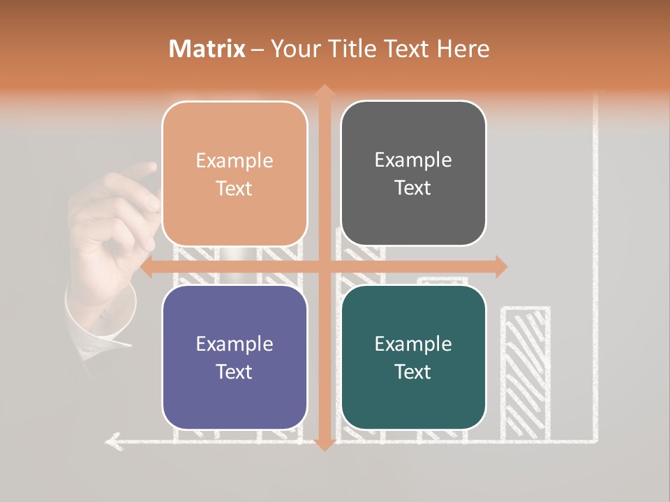 Finance Teacher Target PowerPoint Template
