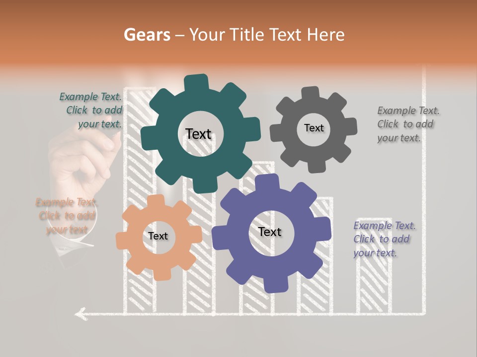 Finance Teacher Target PowerPoint Template