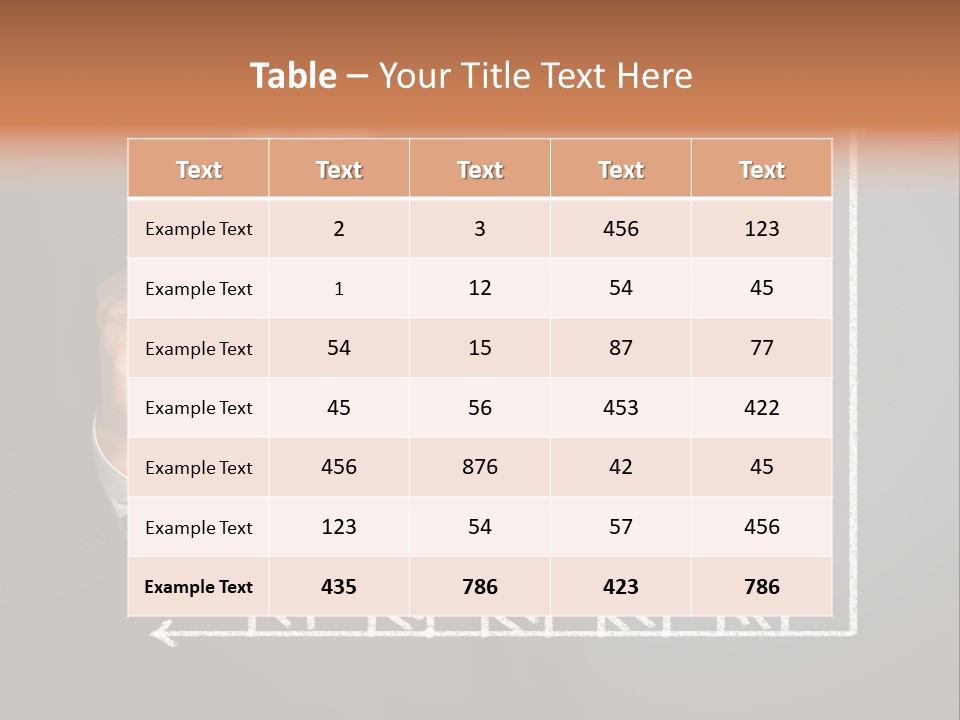 Finance Teacher Target PowerPoint Template
