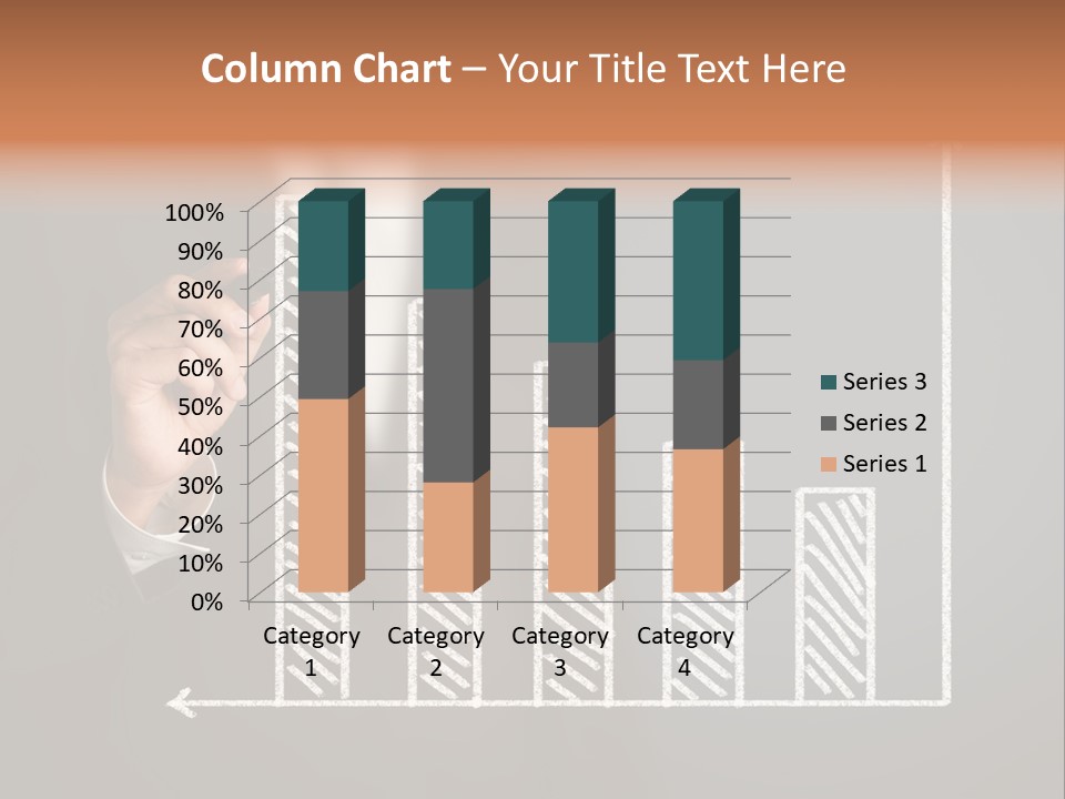 Finance Teacher Target PowerPoint Template