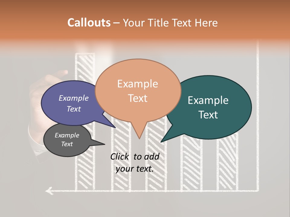 Finance Teacher Target PowerPoint Template