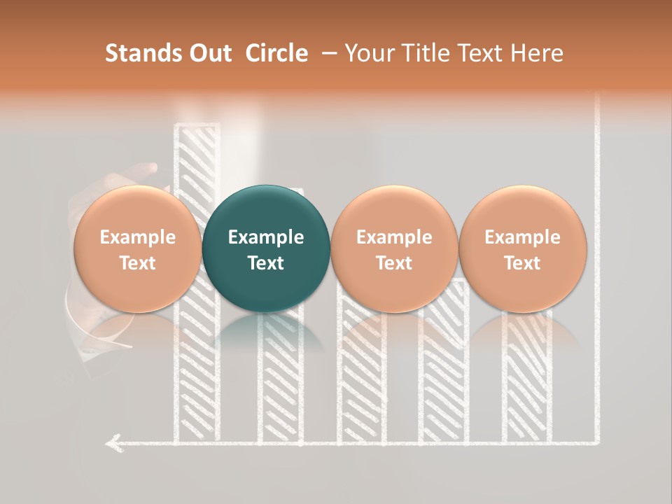 Finance Teacher Target PowerPoint Template