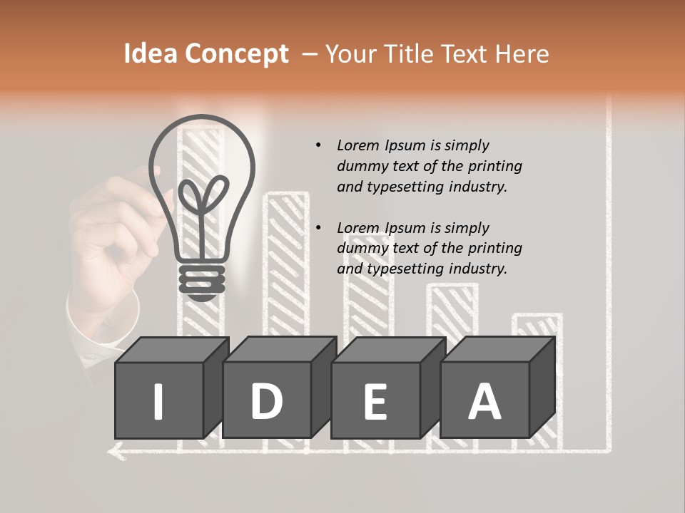 Finance Teacher Target PowerPoint Template
