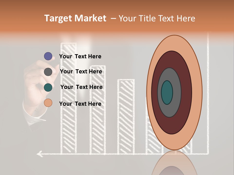 Finance Teacher Target PowerPoint Template