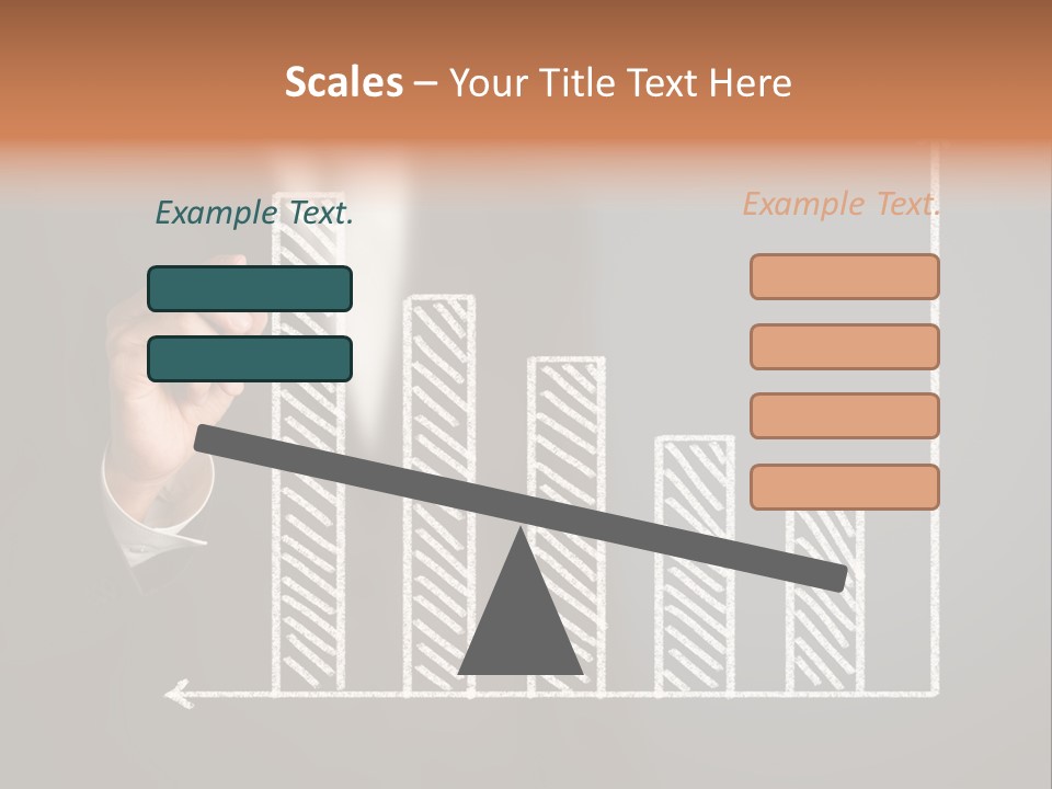 Finance Teacher Target PowerPoint Template