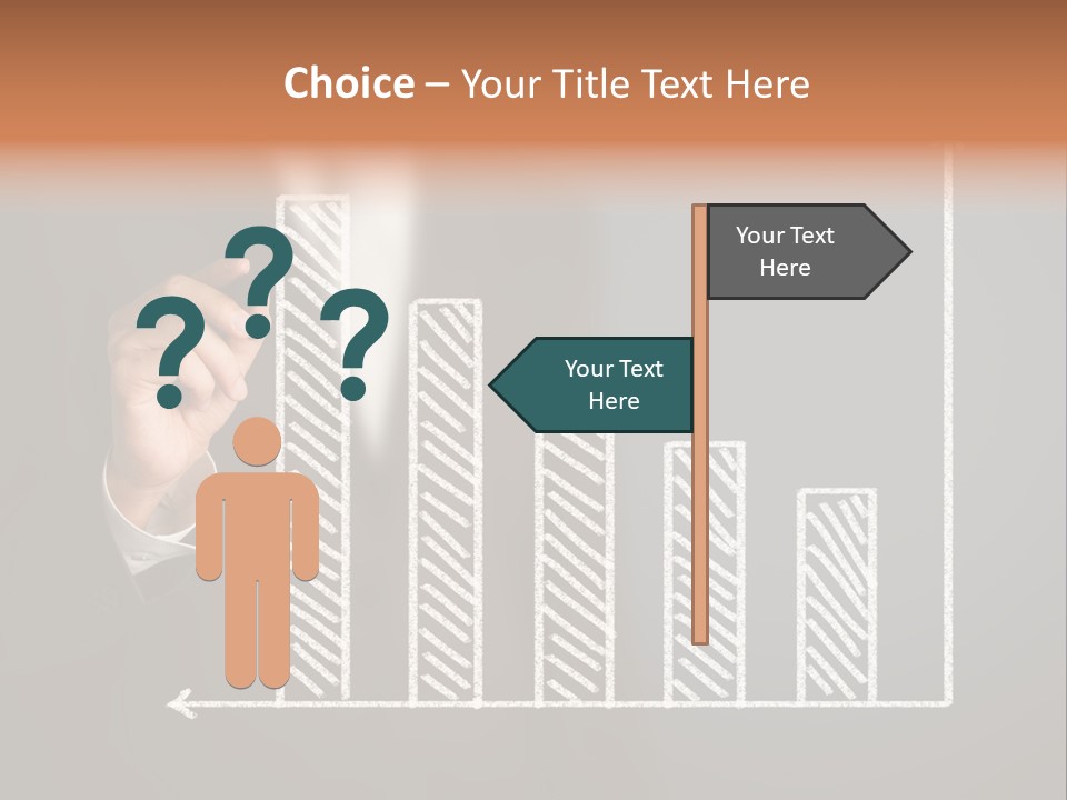 Finance Teacher Target PowerPoint Template