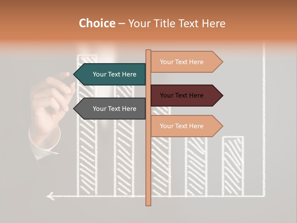 Finance Teacher Target PowerPoint Template