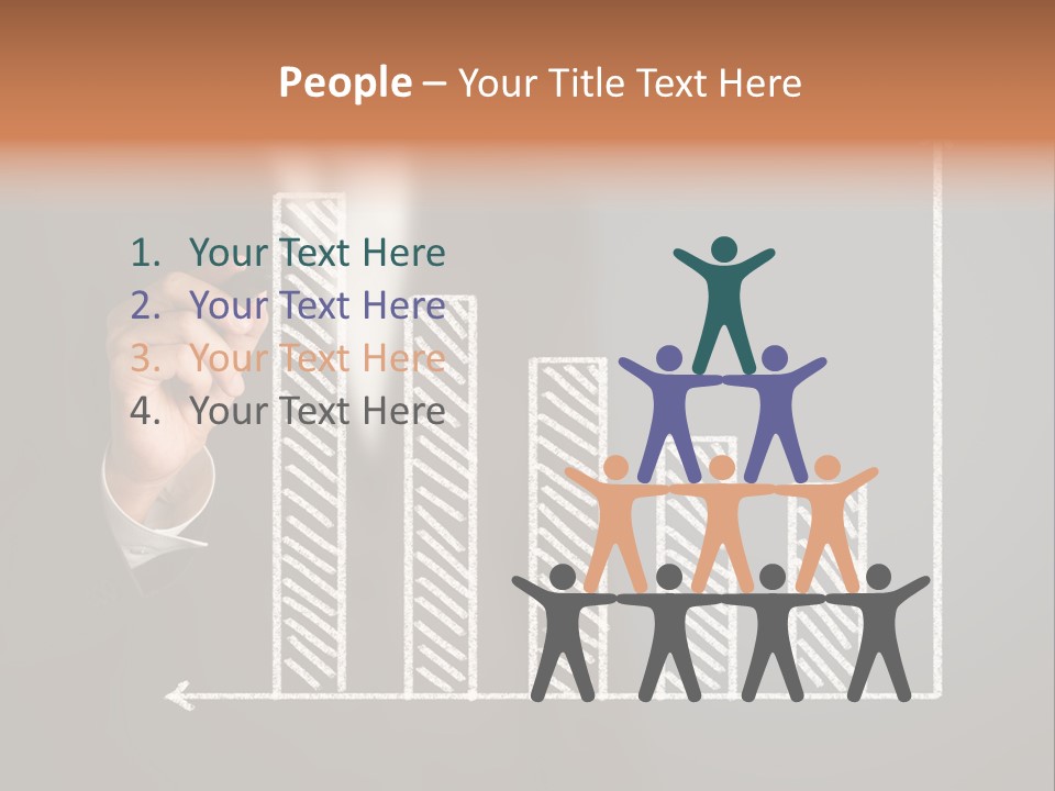 Finance Teacher Target PowerPoint Template