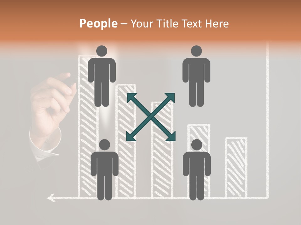 Finance Teacher Target PowerPoint Template