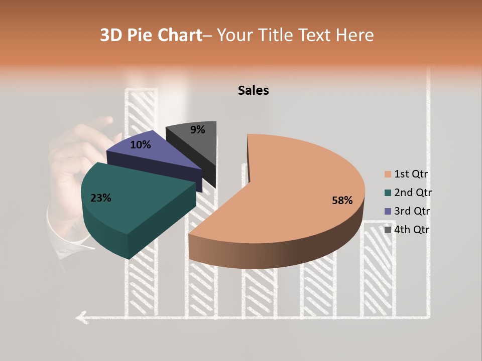 Finance Teacher Target PowerPoint Template