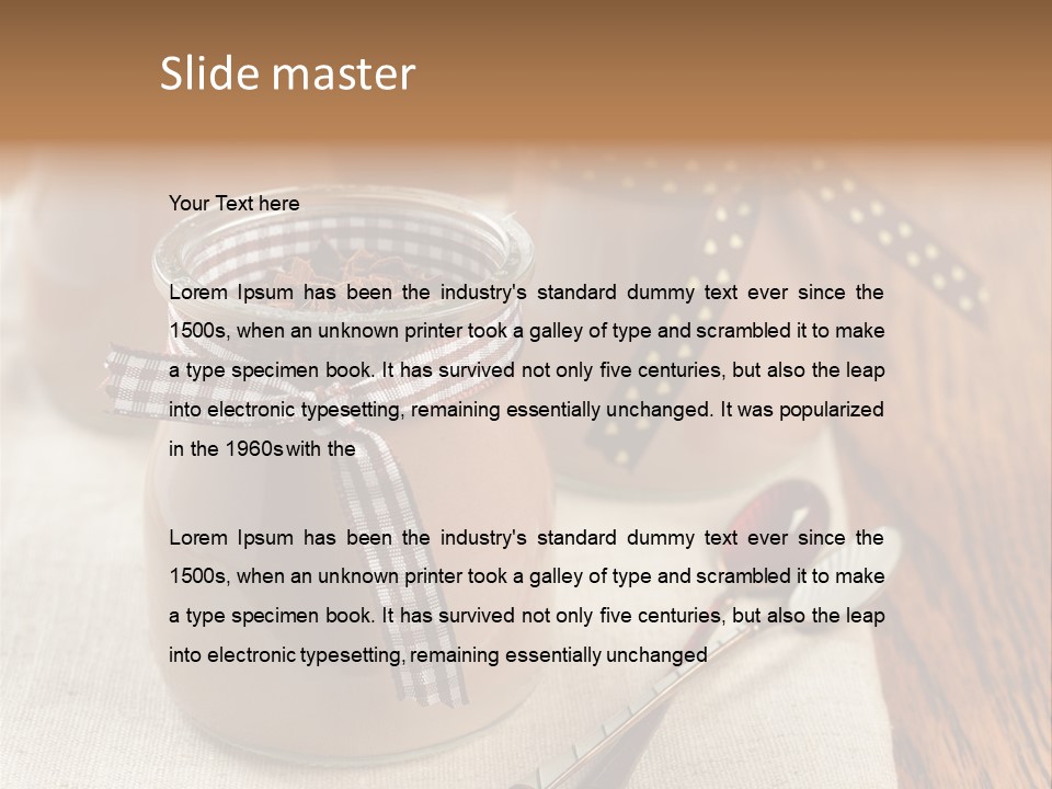 Sweet Homemade Snack PowerPoint Template