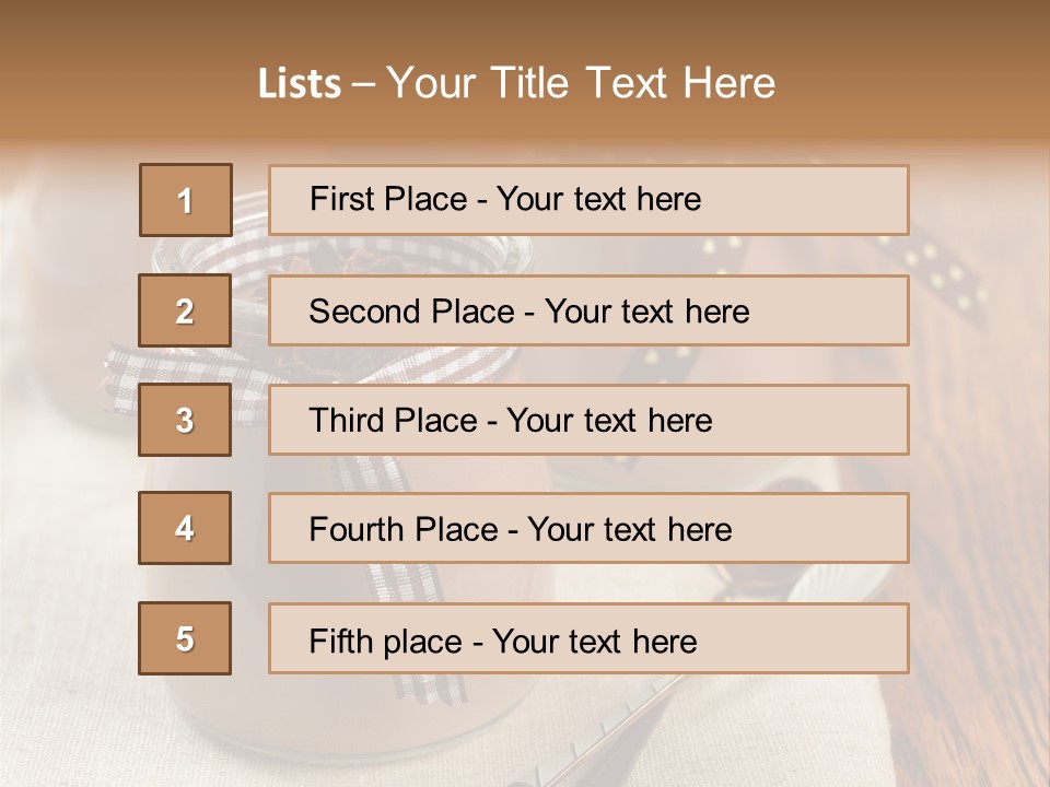 Sweet Homemade Snack PowerPoint Template