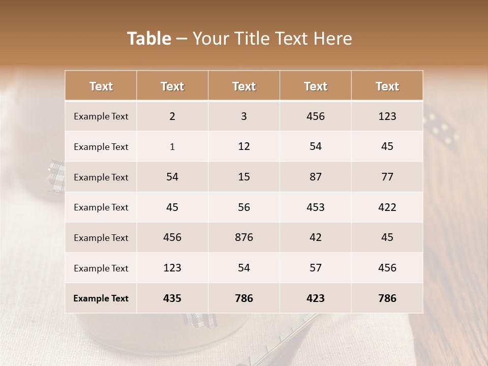 Sweet Homemade Snack PowerPoint Template
