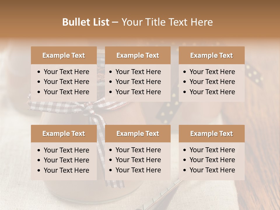 Sweet Homemade Snack PowerPoint Template