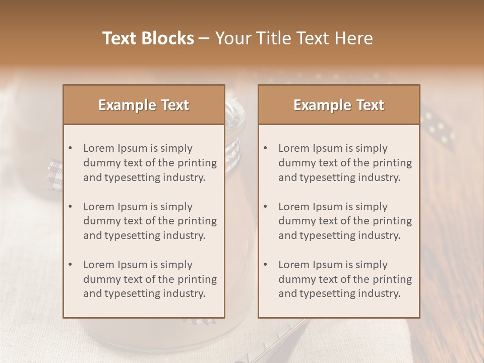 Sweet Homemade Snack PowerPoint Template