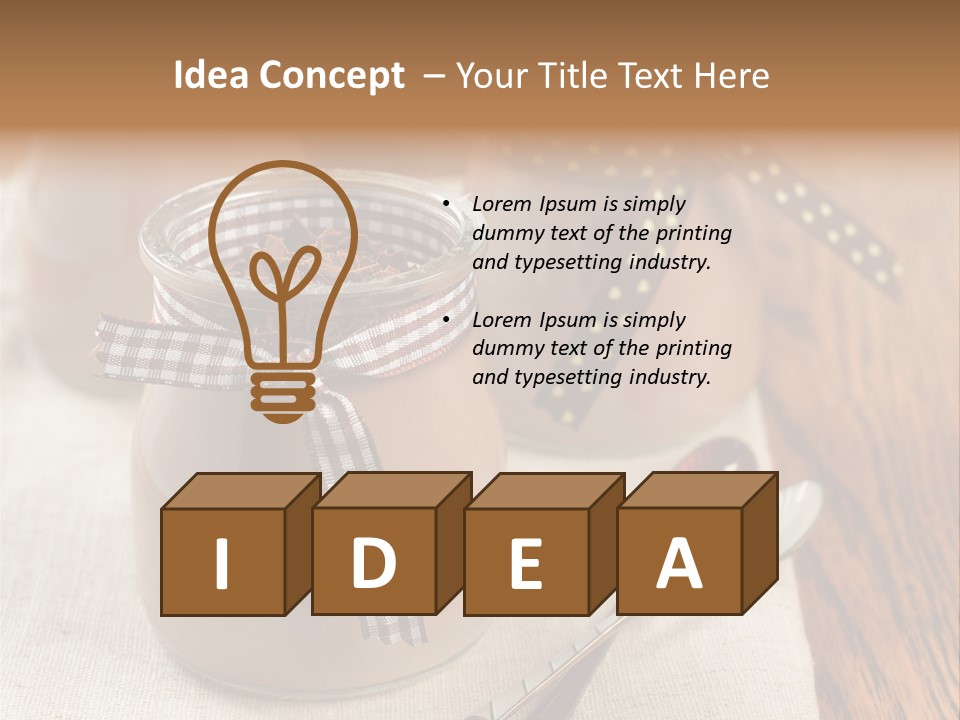 Sweet Homemade Snack PowerPoint Template