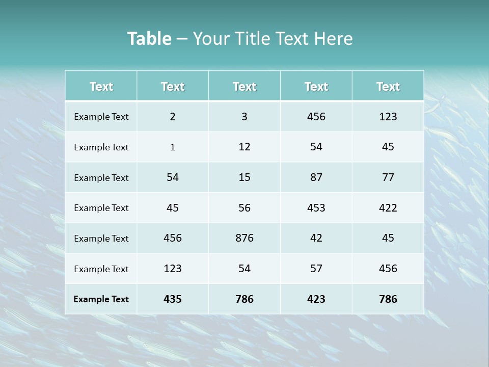 Reef Red Sea Scuba PowerPoint Template