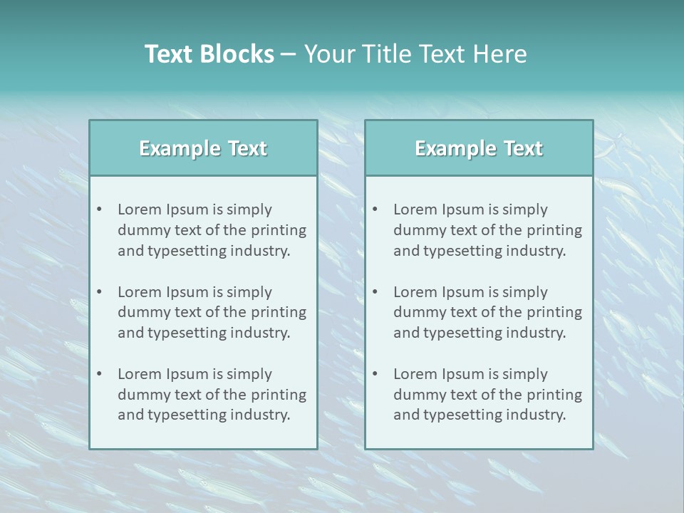Reef Red Sea Scuba PowerPoint Template