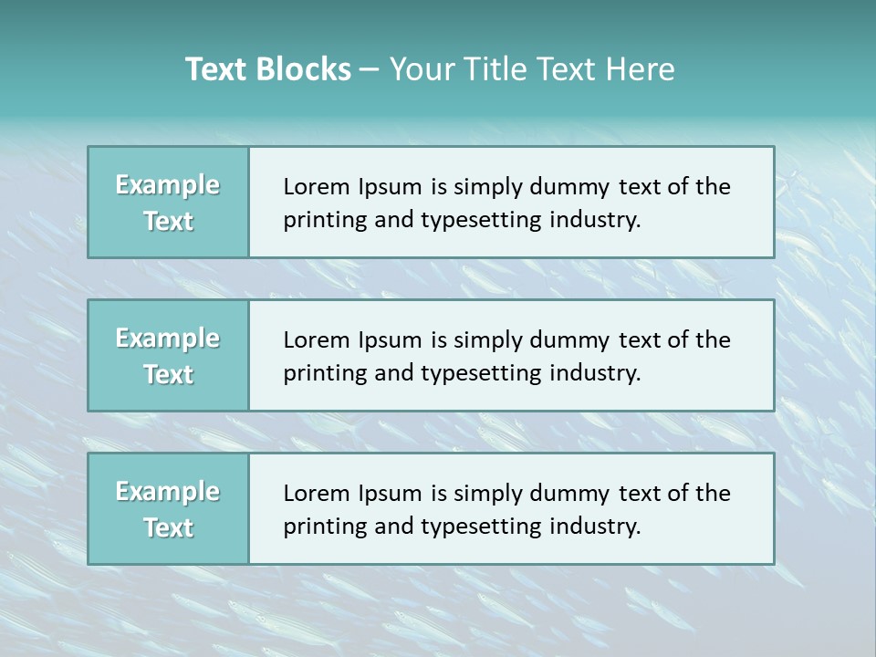 Reef Red Sea Scuba PowerPoint Template