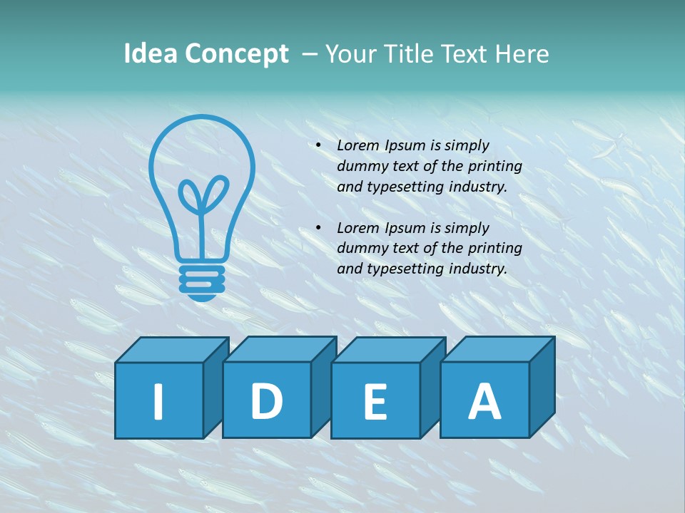 Reef Red Sea Scuba PowerPoint Template