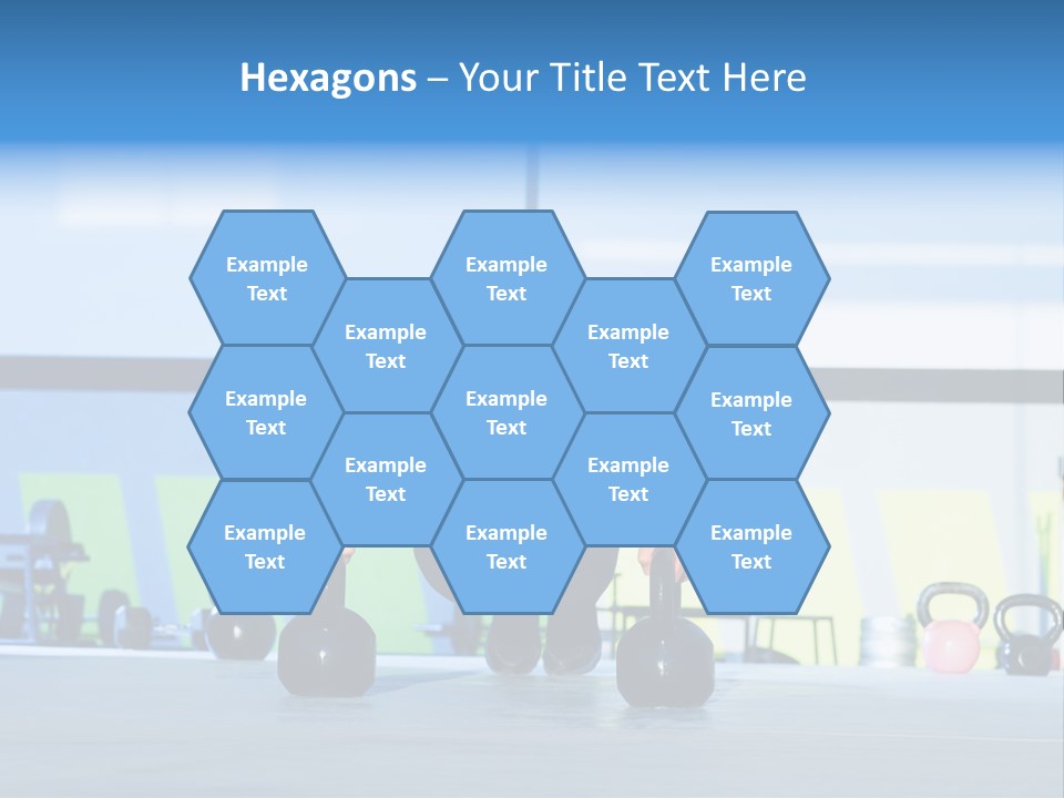 Indoor Kettlebell Barbell PowerPoint Template