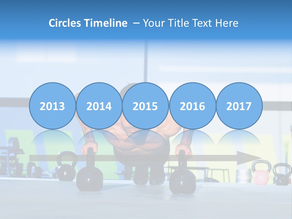 Indoor Kettlebell Barbell PowerPoint Template