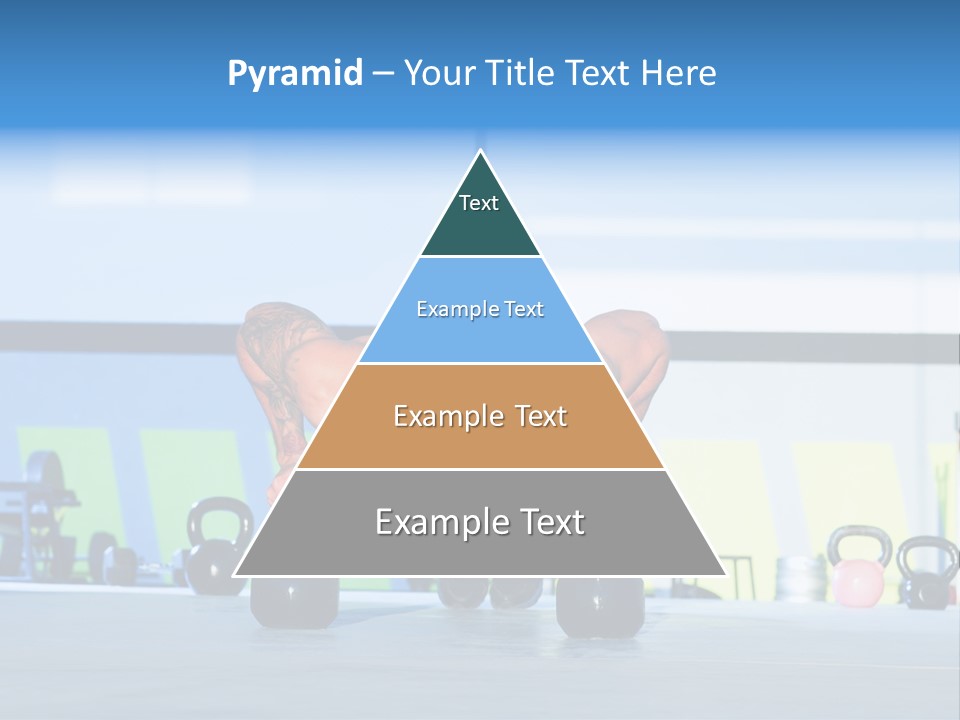 Indoor Kettlebell Barbell PowerPoint Template