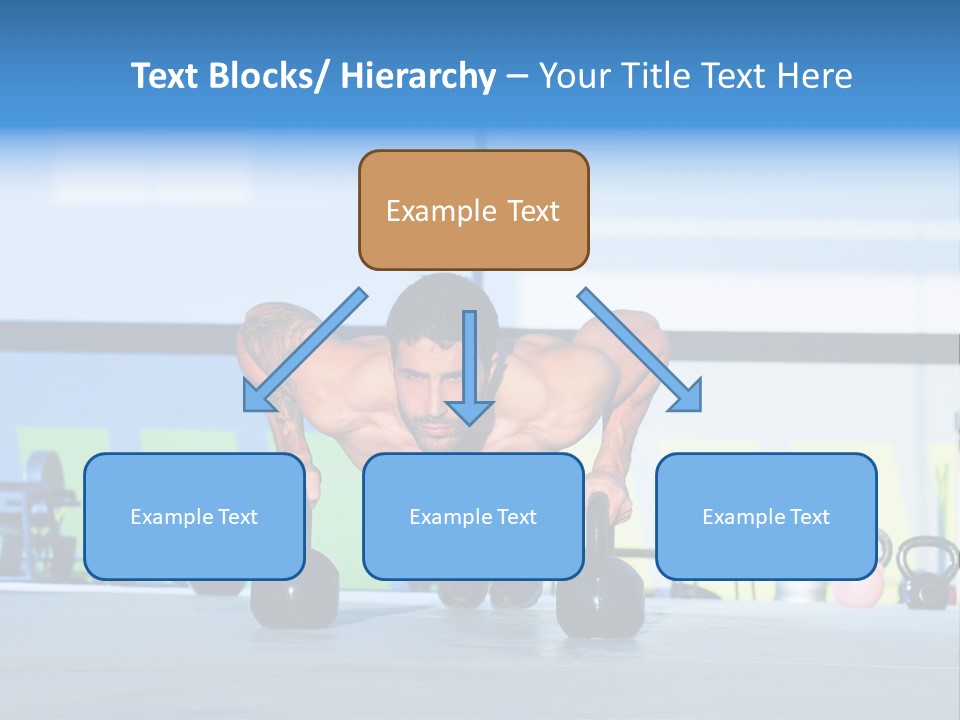 Indoor Kettlebell Barbell PowerPoint Template