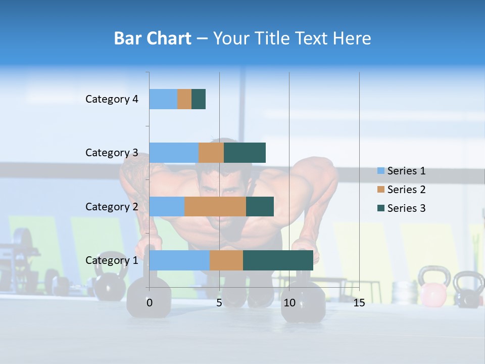 Indoor Kettlebell Barbell PowerPoint Template
